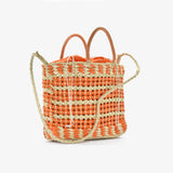 Strandtasche aus gewebtem Papier