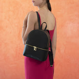 Zaino Classic in pelle - verde mirto