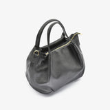 Borsa classic in pelle - nero