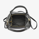 Classic leather bag - black