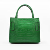 Leather belt bag - green