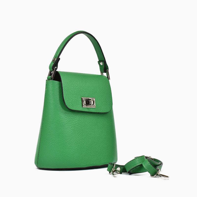 Borsa annalisa in pelle - verde