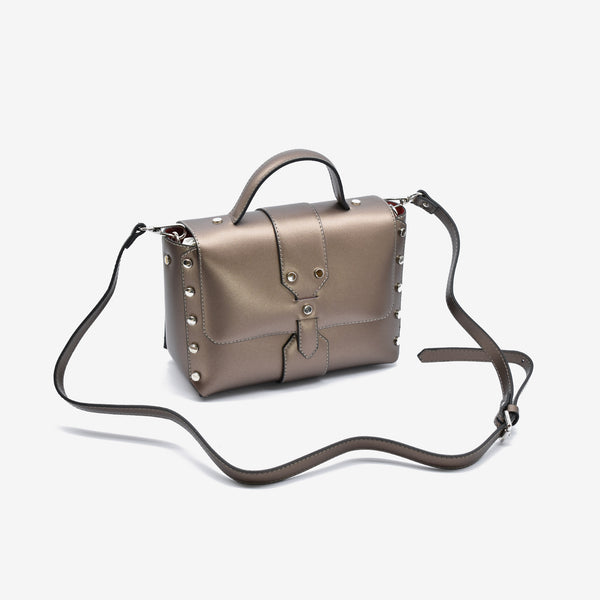 Rita leather bag - bronze