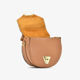 Saddle bag in leather