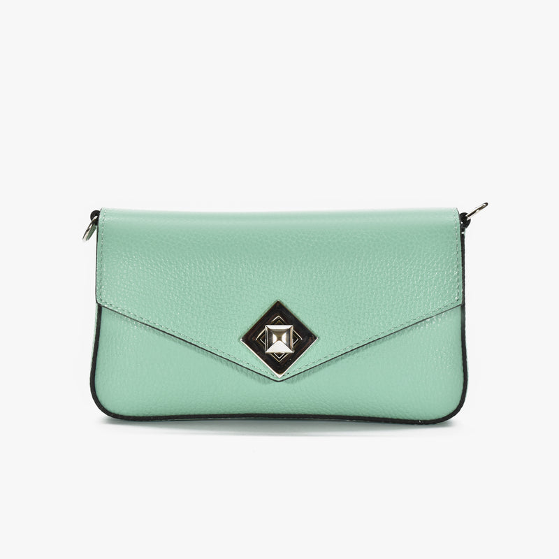 Mini bag in pelle - verde acqua