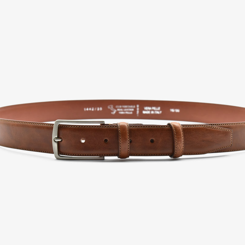 Leather belt - brown