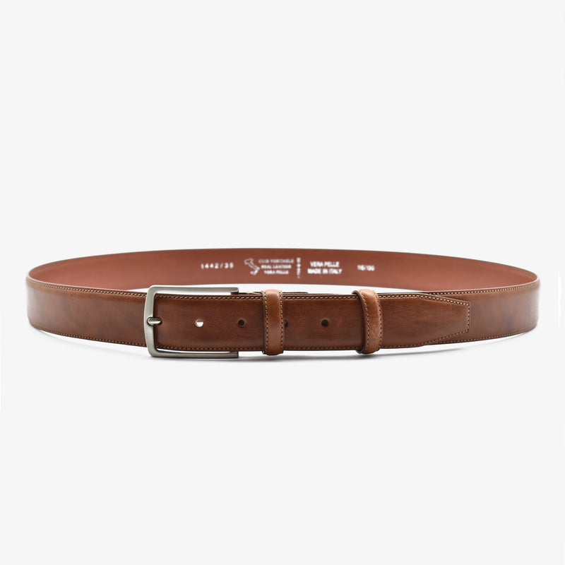 Leather belt - brown