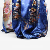 Foulard blu Notte in seta