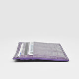 Crocodile card holder - lilac