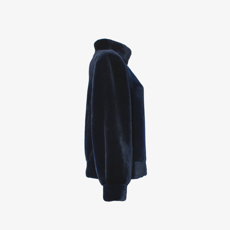 Biber-Bomberjacke - Mitternachtsblau