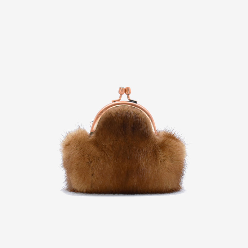 Circle purse - brown