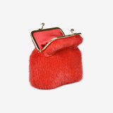 Cubic coin purse - red