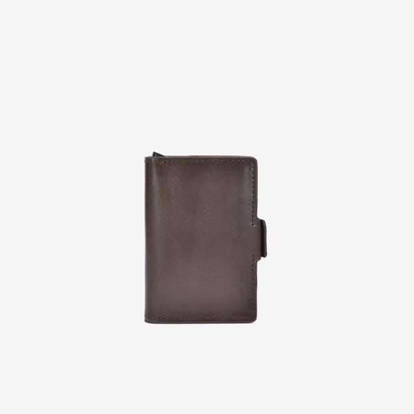 Mini wallet card holder in leather