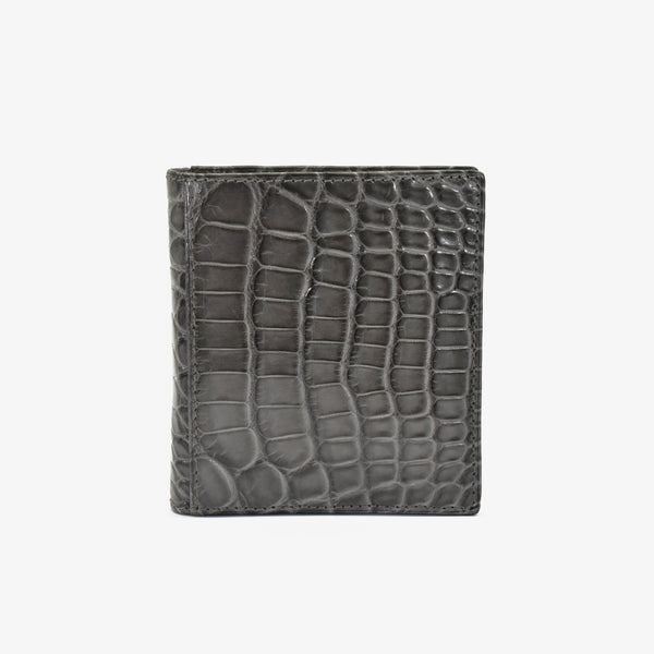 Crocodile wallet - gray