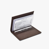 Leather bi-fold card holder