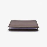 Leather bi-fold card holder