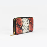 Python leather wallet