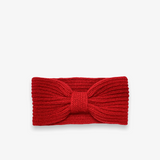 Woolen hair band - red